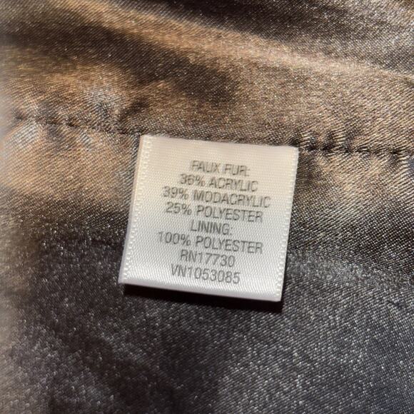 Cherokee Faux Fur Leopard Print Vest Girls Large Animal Print - Picture 5 of 6